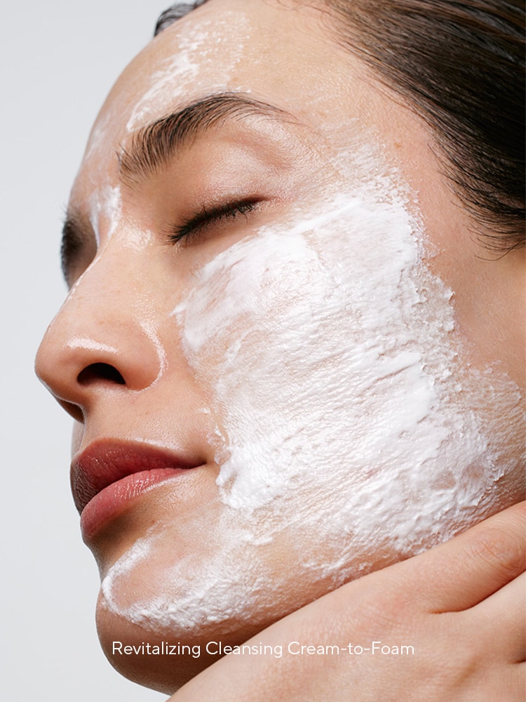 THE YOUTH RITUAL HOLIDAY SET Smoothed • Strengthened Skin<br><br>A three-piece renewal set that strengthens the skin barrier and improves firmness, texture and radiance. Includes a Full Size Dual Rejuvenating Micro Serum, a Repair Cream Mini and a Cleansing Cream-to-Foam Mini. $206 Value.